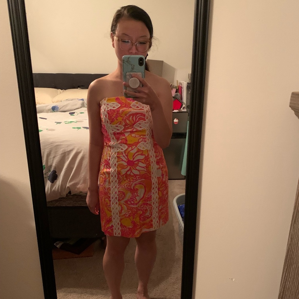 Lily Pulitzer strapless dress